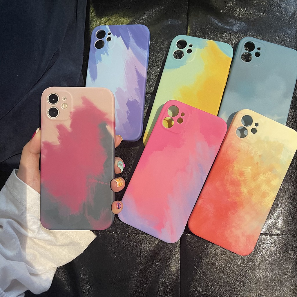 Ốp điện thoại cho Samsung Galaxy A03S A12 A10 A20S A51 A71 A11 A20 A30 A30S A50 A50S J4 Plus J7 Prime Cover Rain