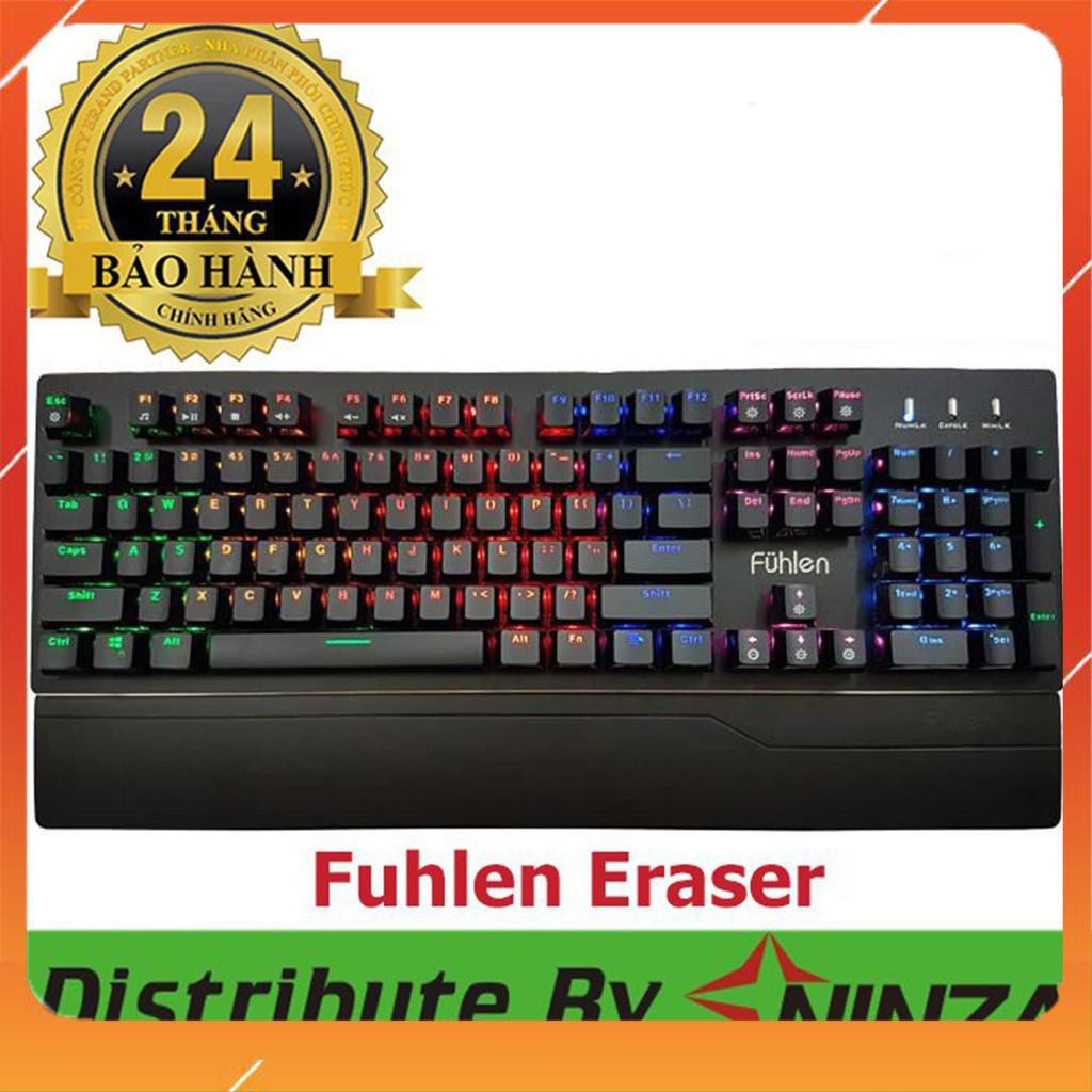 [ HÀNG SIÊU CẤP ] Bàn phím cơ Gaming Fuhlen Eraser - Fuhlen E - Led Rainbow - BH chính hãng 24 tháng [ CHÍNH HÃNG ]