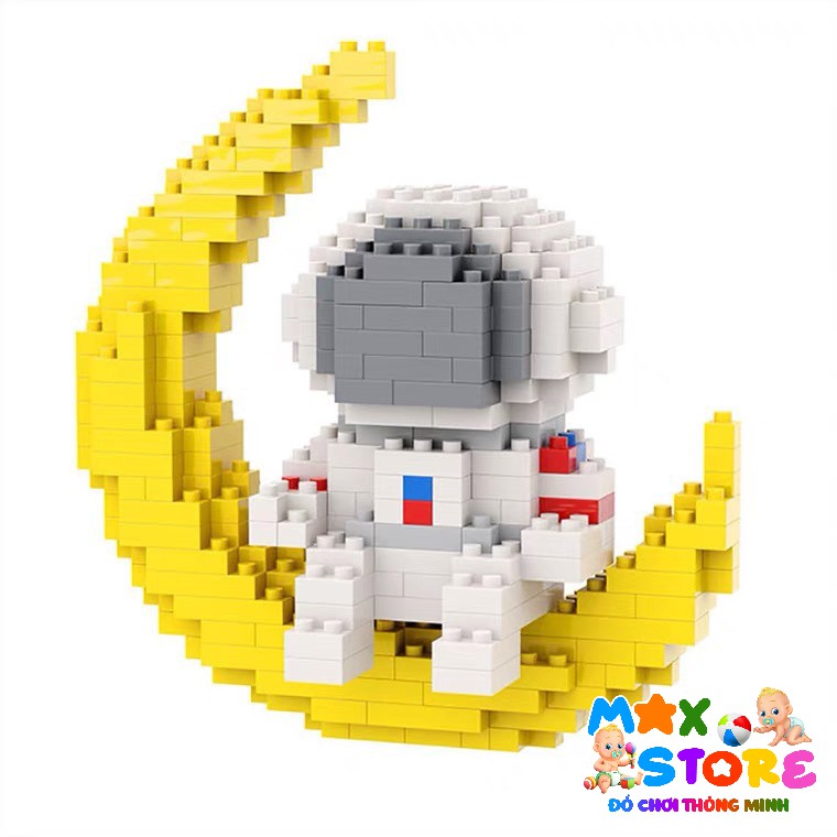 Đồ Chơi lê-gô PHI HÀNH GIA 3D Phát Sáng 336 Chi Tiết Độc Đáo Cho Bé Yêu - Đồ Chơi MAX STORE