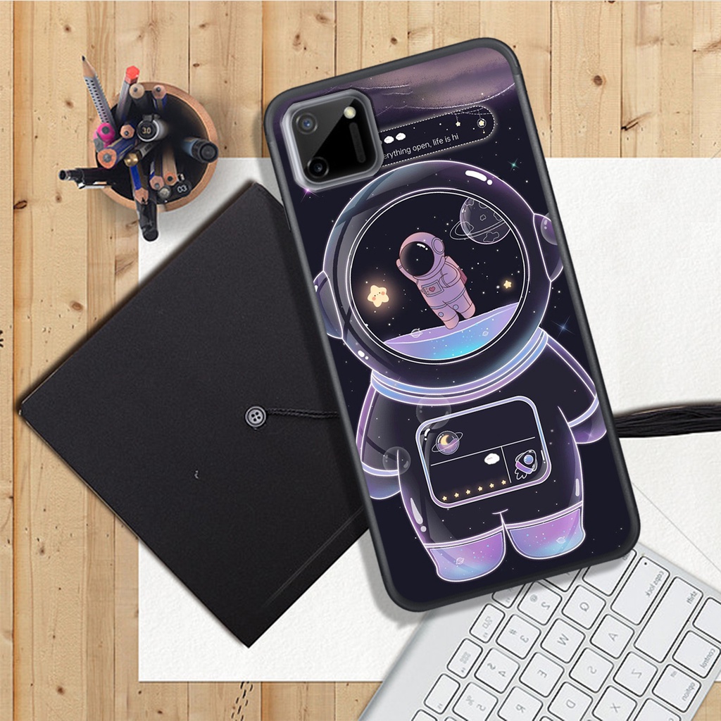 [ HOT BỎNG TAY] ỐP LƯNG OPPO REALME C11/C11 2021  , IN HINH CHIBI PHI HÀNH GIA ĐÁNG YÊU, SIÊU CUTE.
