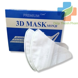 Khẩu trang 3d mask monji chính hãng hộp 50 chiếc