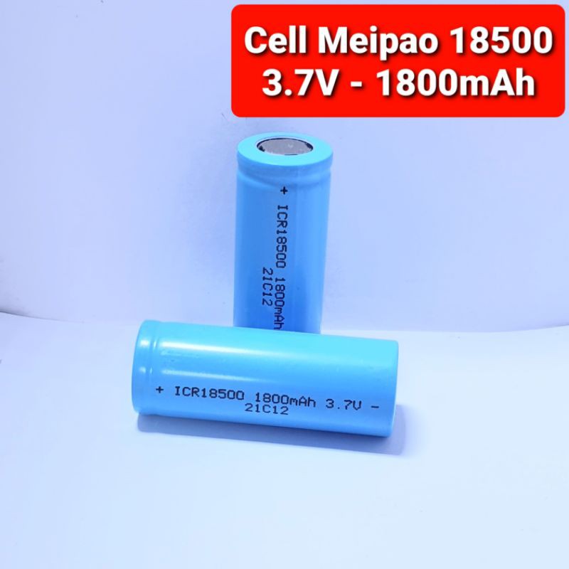 CELL PIN 18500 - 1600/1800mah - 3.7V DÙNG CHO THIẾT BỊ ĐIỆN TỬ