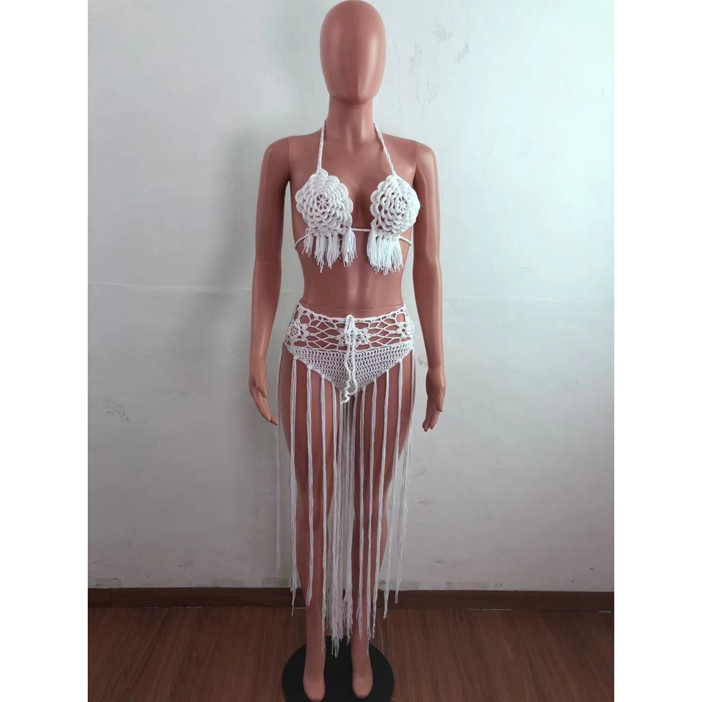 Set Đầm Maxi Sát Nách Và Áo Khoác Ngoài Thời Trang Biển Cho Nữ
