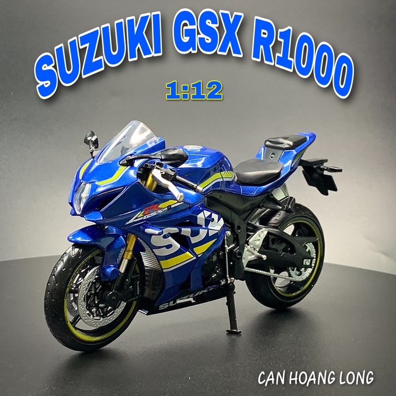 XE MÔ HÌNH SUZUKI GXS R1000 tỷ lệ 1:12 - CHLStore Mô Hình Xe