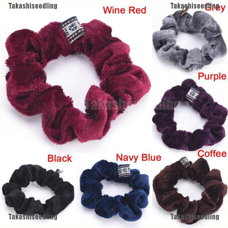 Dây Buộc Tóc Co Giãn Nhiều Màu Sắc Đáng Yêu Cho Nữ