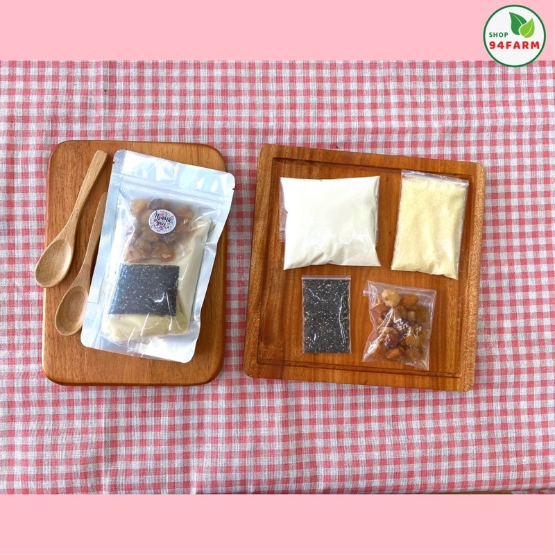 Set nguyên liệu Chè khúc bạch Dùng thử 150 gam Nấu 10 chén