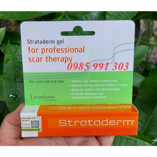 Gel Hỗ Trợ Làm Mờ Sẹo Strataderm 10 Gram - Thụy Sỹ