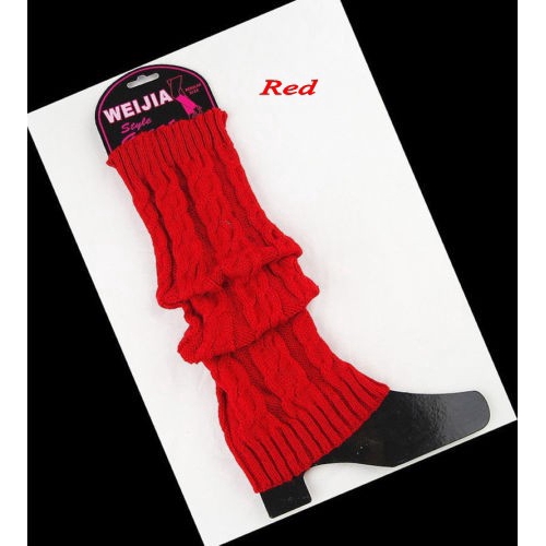 Tất ống chân dệt kim trơn màu giữ ấm cho nữ