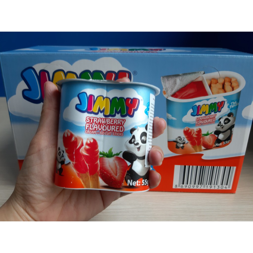 Bánh quy Jimmy - Bánh chấm kem Thổ Nhĩ Kỳ ngon 4 vị 55gr | BigBuy360 - bigbuy360.vn