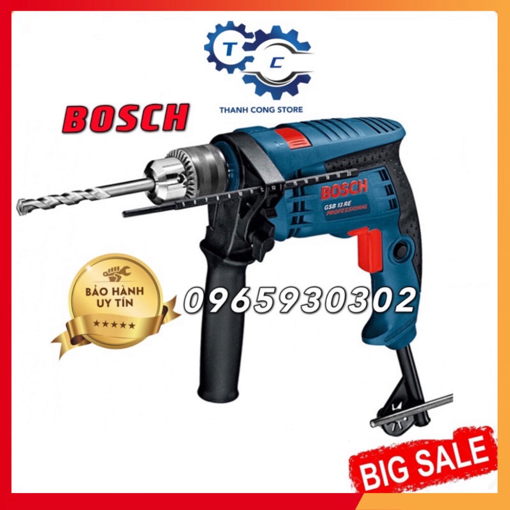 máy khoan tường sắt gỗ 13ly Bosch ( CÔNG NGHỆ ĐỨC) mạnh mẽ , 100% lõi đồng loại xịn