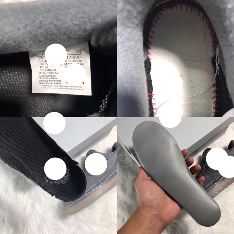 Giày Thể thao "Naivy Grook" Grey Phản Quang chất lượng nguyên bản cao cấp