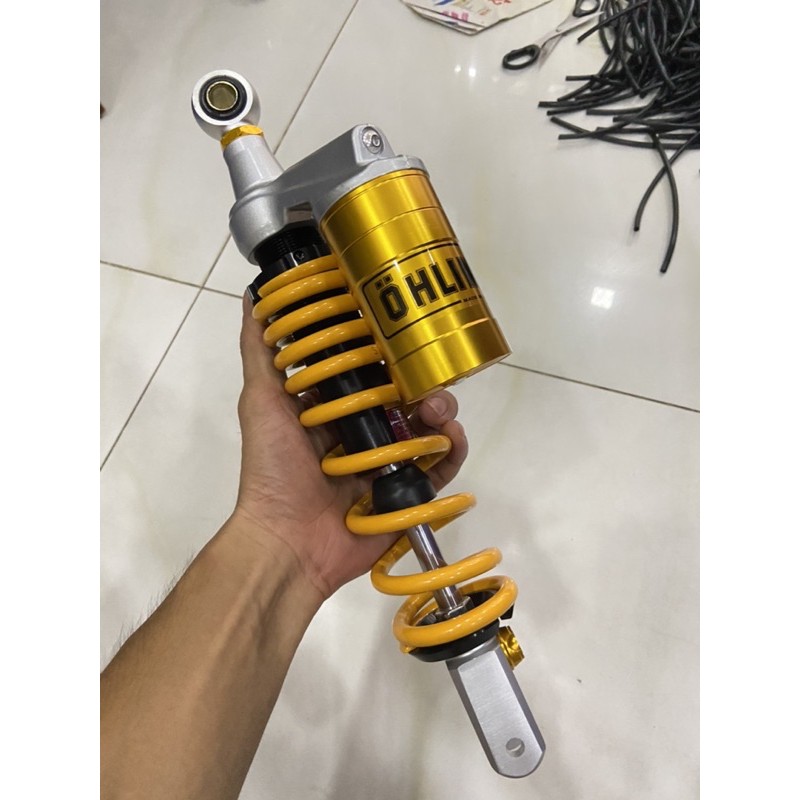 phuộc sau ohlins xe vario, luvias, click, sh mode, vision có bình dầu trên