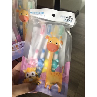 Set 4 bàn chải đánh răng trẻ em