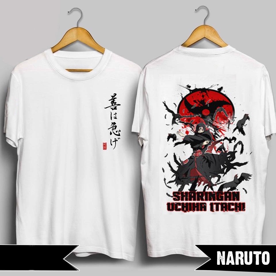 BST Áo thun Uchiha Itachi Naruto Sasuke Siêu Độc | Áo Thun Naruto Unisex ITACHI Đẹp