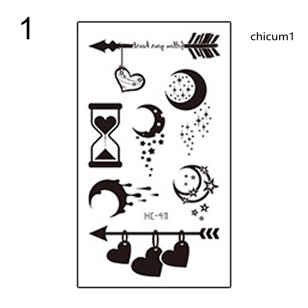 Miếng Dán Hình Xăm Tạm Thời Chống Nước Bền Bỉ Dùng Trong Các Bữa Tiệc