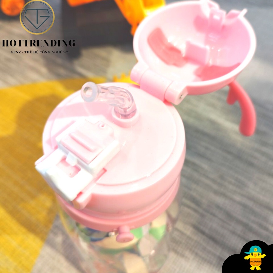 Bình Nước Sừng Hươu 500ml Tặng kèm sticker Dễ Thương Cho Bé