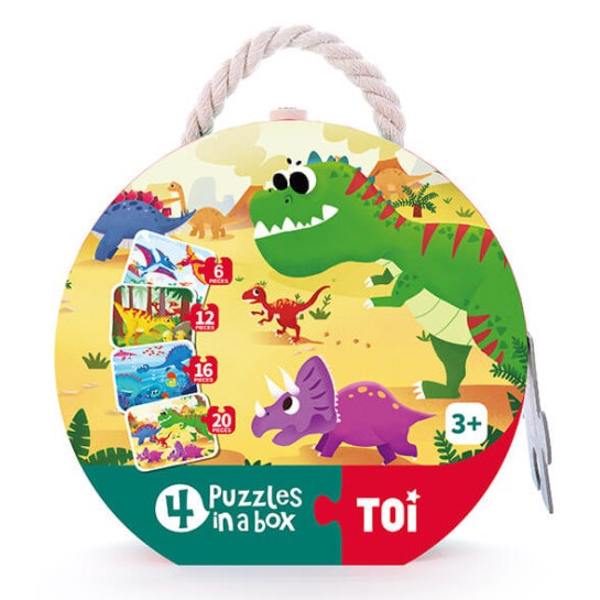 BỘ XẾP HÌNH 7 CẤP ĐỘ TỪ DỄ ĐẾN KHÓ CHO BÉ 1- 8 TUỔI - TOI LEVELED PUZZLE