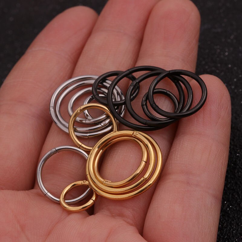 Khuyên xỏ Beadia 6-16mm không mối nối dùng để làm khuyên xỏ lỗ tai/xỏ lỗ mũi/xỏ cơ thể quyến rũ