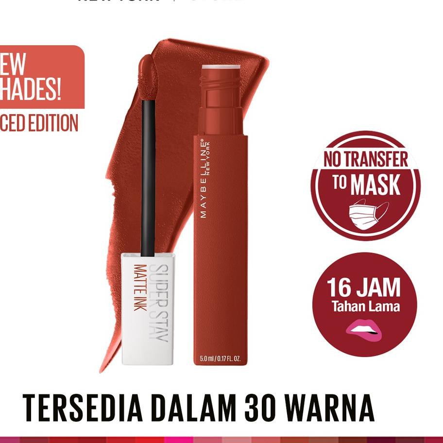 (Hàng Mới Về) Son Kem Lì Maybelline Lên Màu Chuẩn Lâu Trôi 24 | BigBuy360 - bigbuy360.vn