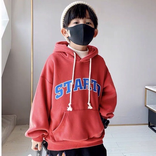 Áo hoodie Chan Chan form rộng nỉ trẻ em STARTD, thời trang thu đông trẻ em từ 4 đến 8 tuổi