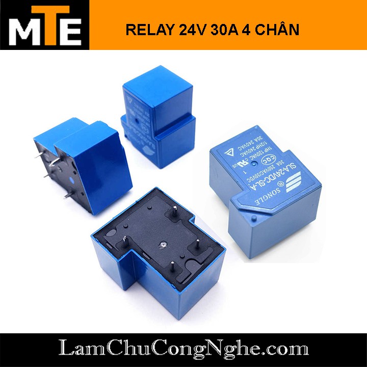 Relay Songle 24V 30A SLA-24VDC-SL-A 4 chân