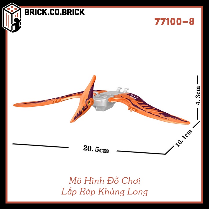 Dinosaur Park Khủng Long Mô Hình Đồ Chơi Lắp Ráp Công Viên Khủng Long T Rex 77100