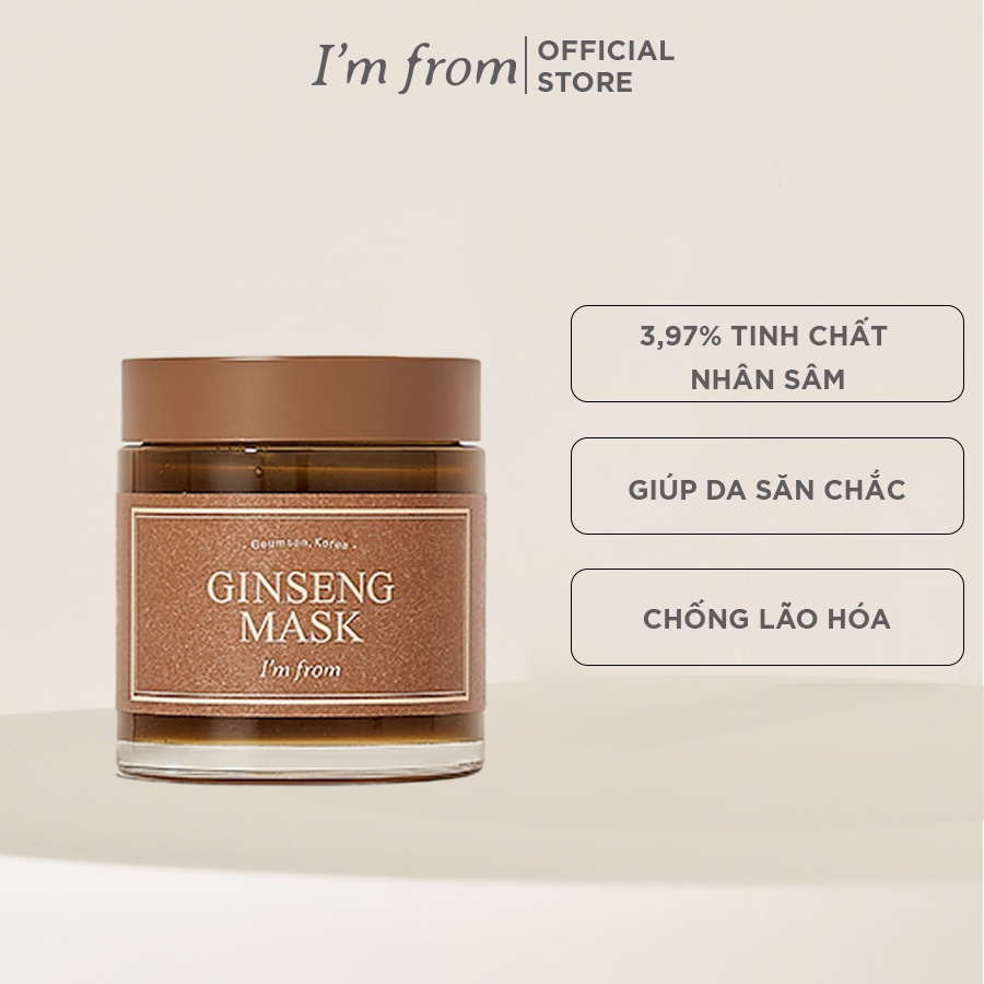 Mặt nạ nhân sâm I'm From Ginseng Mask 120g