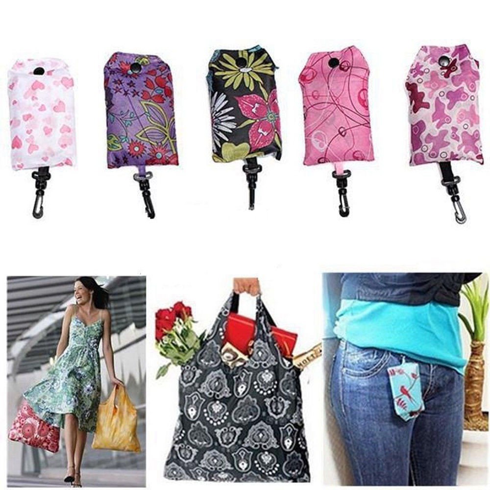 Túi tote mua sắm hình vuông bằng polyester thân thiện với môi trường có thể tái sử dụng phong cách thời trang