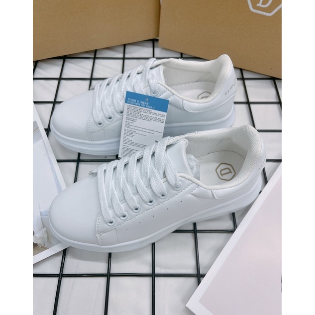 [CHÍNH HÃNG] GIÀY THỂ THAO DOMBA GÓT DA TRẮNG - DOMBA HIGH POINT WHITE H-9115 - FULLBOX CÓ SẴN - GIÀY ĐẾ CAO NAM NỮ
