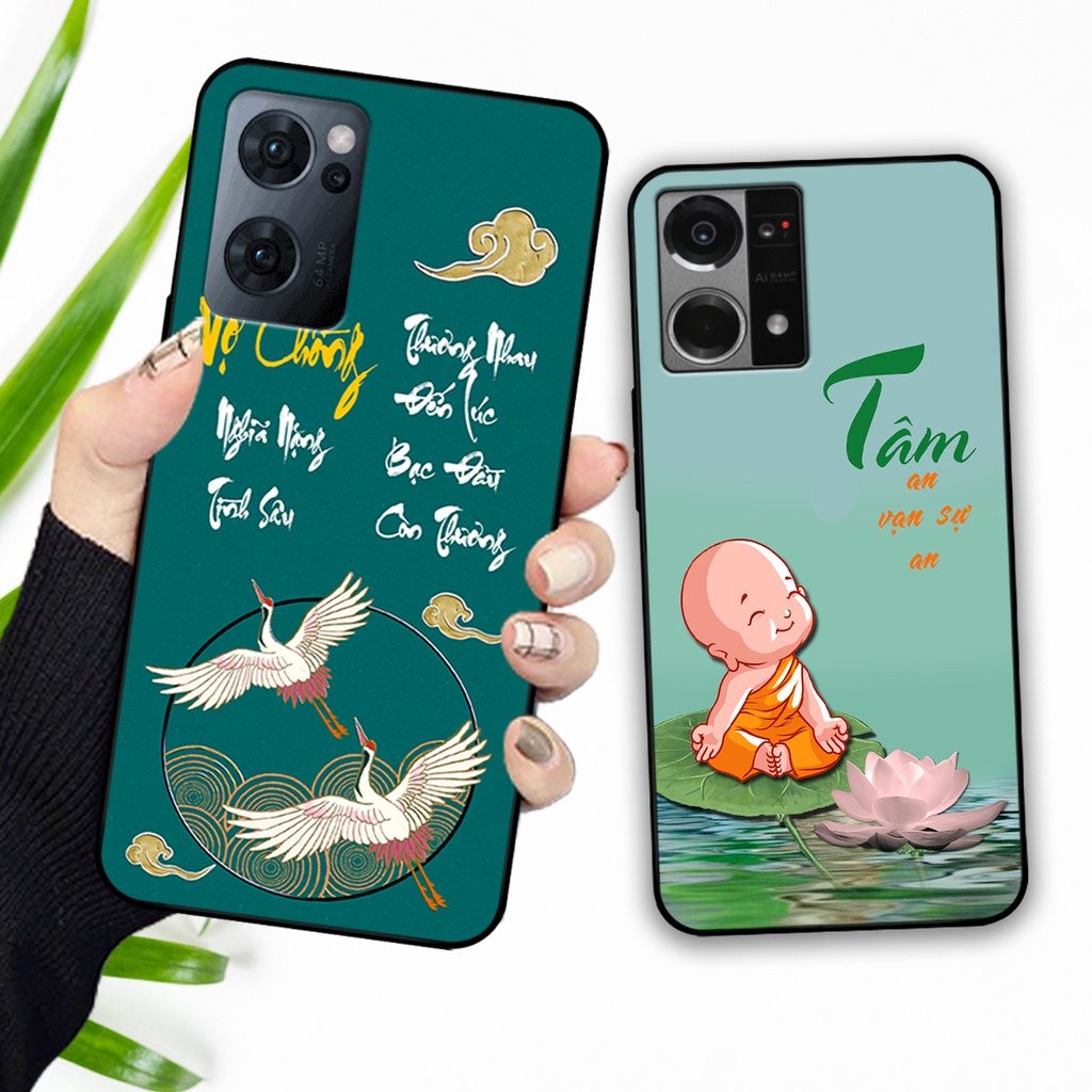 Ốp lưng Oppo Reno 7 4G - Reno 7 5G / Reno 7Z 5G in hình phong cách chữ thư pháp cha mẹ, tài lộc