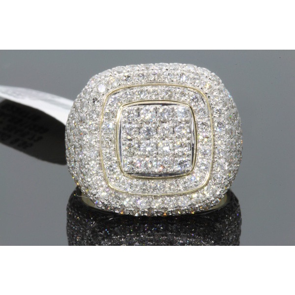 Nhẫn Unisex Mạ VàNg 18K ĐíNh Kim Cương Giả NhiềU MàU SắC