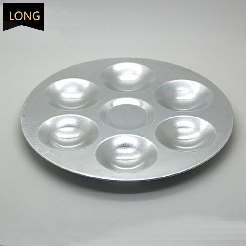 Khay Pha Màu Nước 6 Lỗ Bằng Hợp Kim Nhôm Cao Cấp