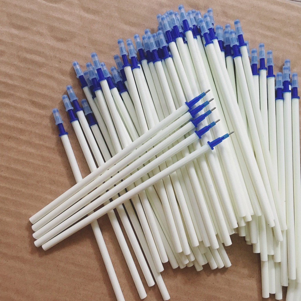 Combo 10 ruột bút bi mực xanh