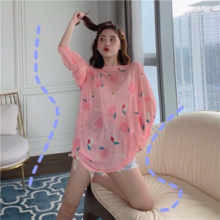 [ CÓ SẴN MẪU QUẢ CHANH ] Áo khoác mỏng đi biển