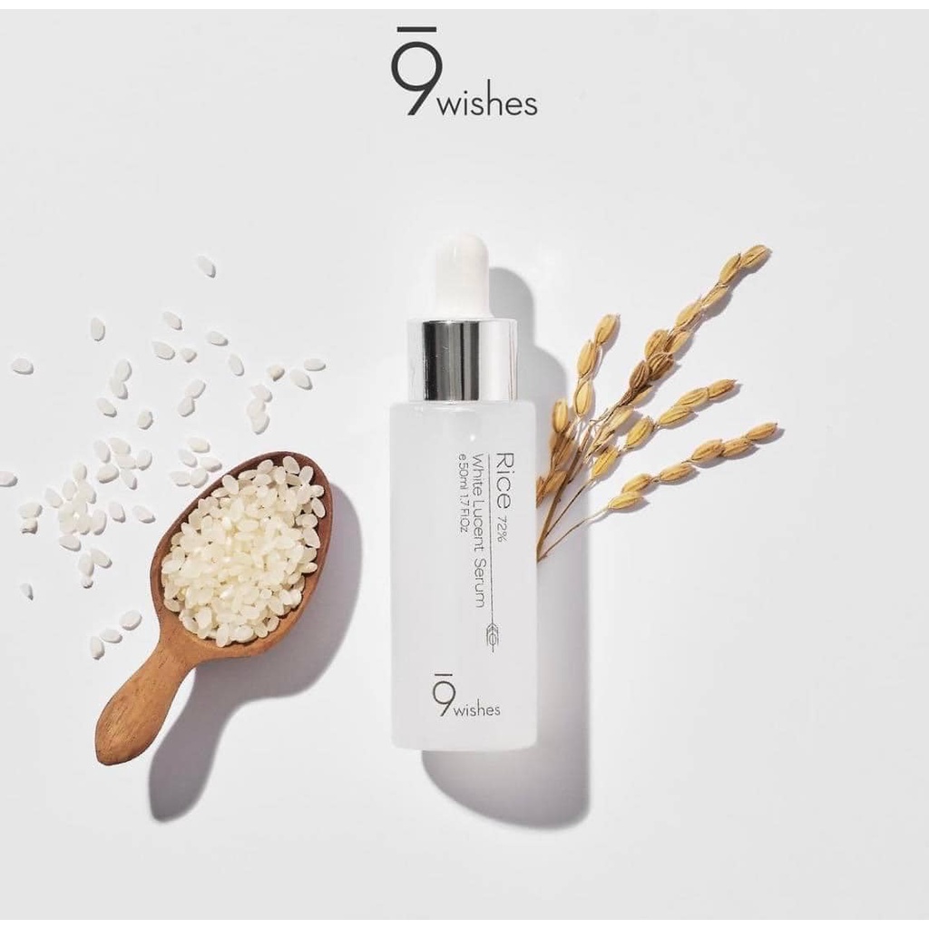 Tinh Chất Dưỡng Ẩm và Làm Sáng Da 9Wishes Rice - White Lucent Refining Serum 50ml