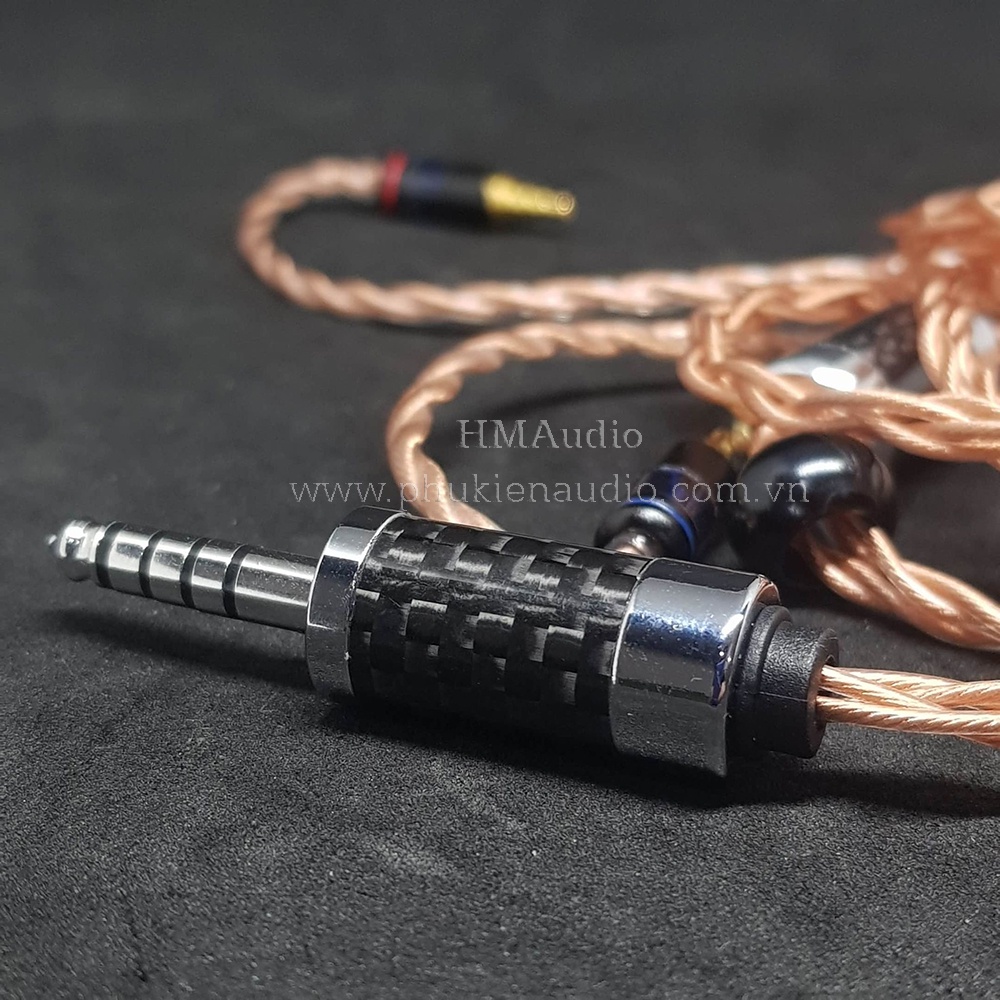 Dây tai nghe đồng OFC 1.2mm tết 4 - Sennheiser IE40 Pro