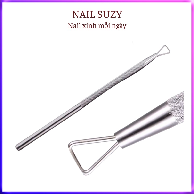 Cây phá gel móng cây cạo gel cây cạo sơn gel loại inox phụ kiện nail giá rẻ NAIL SUZY