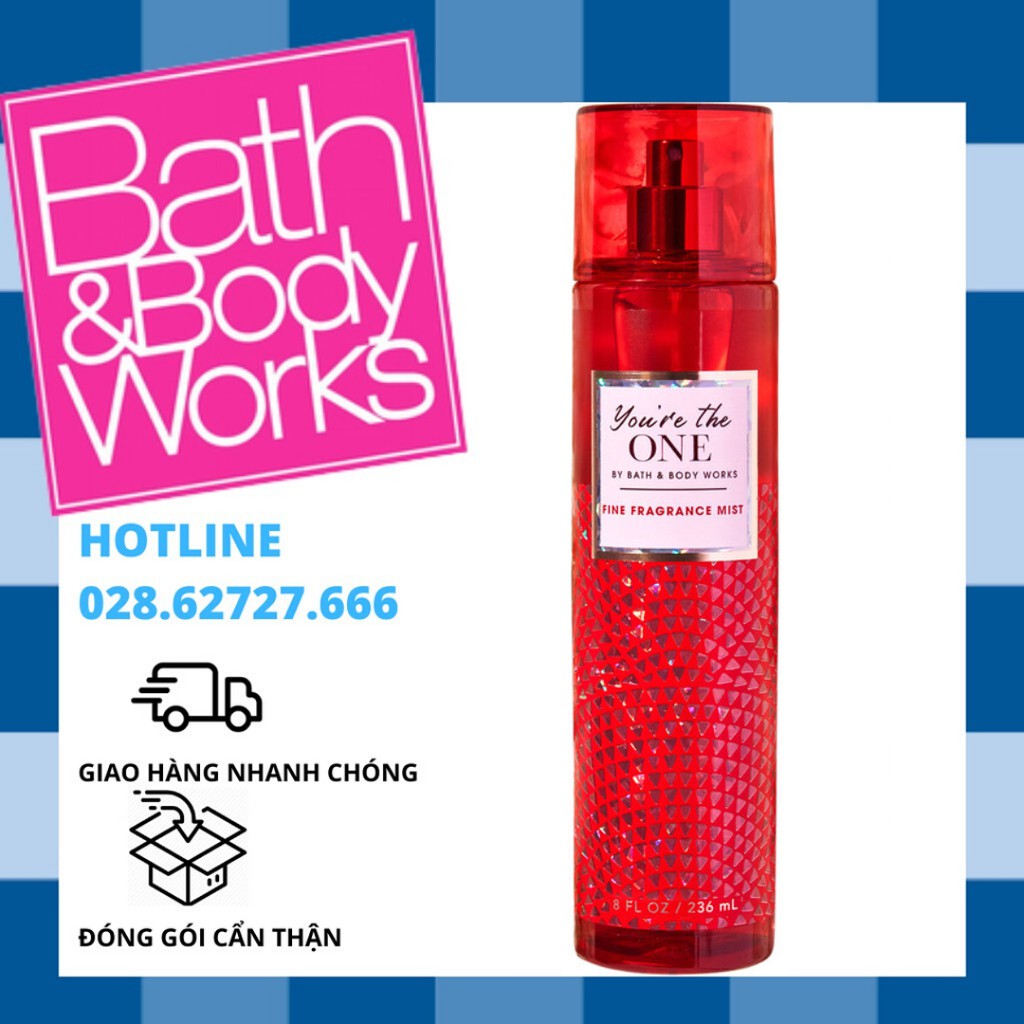 Xịt Thơm Toàn Thân Bath And Body Works You're The One Body Mist (236ml)