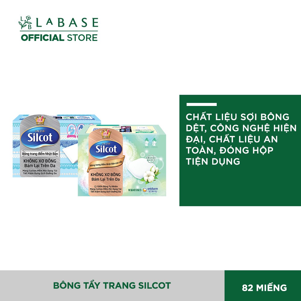 Bông tẩy trang Silcot [Hàng nhập khẩu chính hãng]