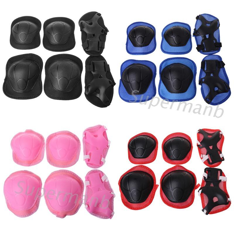 Miếng đệm bảo vệ đầu gối và khuỷu tay chuyên dụng cho bé khi chơi trượt ván