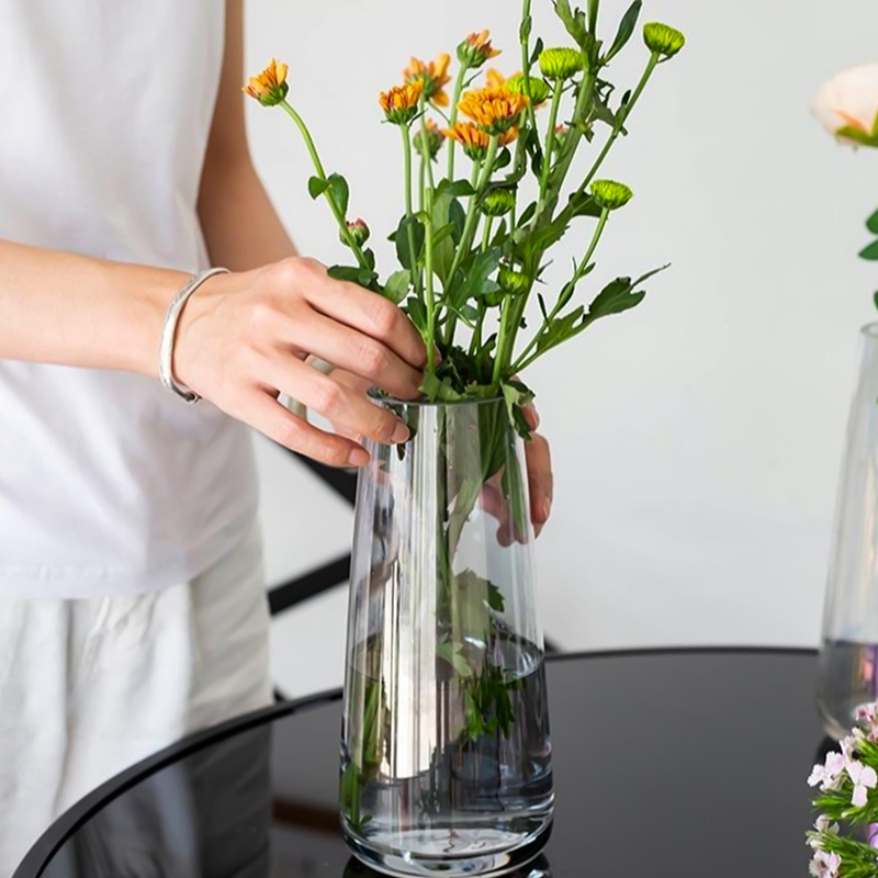 Bình Hoa Thủy Tinh Thủ Công Cỡ Lớn Hiện Đại Trang Trí Nhà Cửa / Văn Phòng / Nhà Bếp