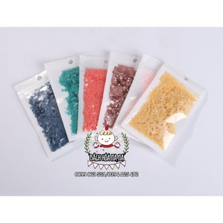 5gr Kim sa tròn Đính Quần Áo, nguyên liệu handmade kim sa Tròn 3mm - kim sa vảy cá nhiều size- bách hóa na na