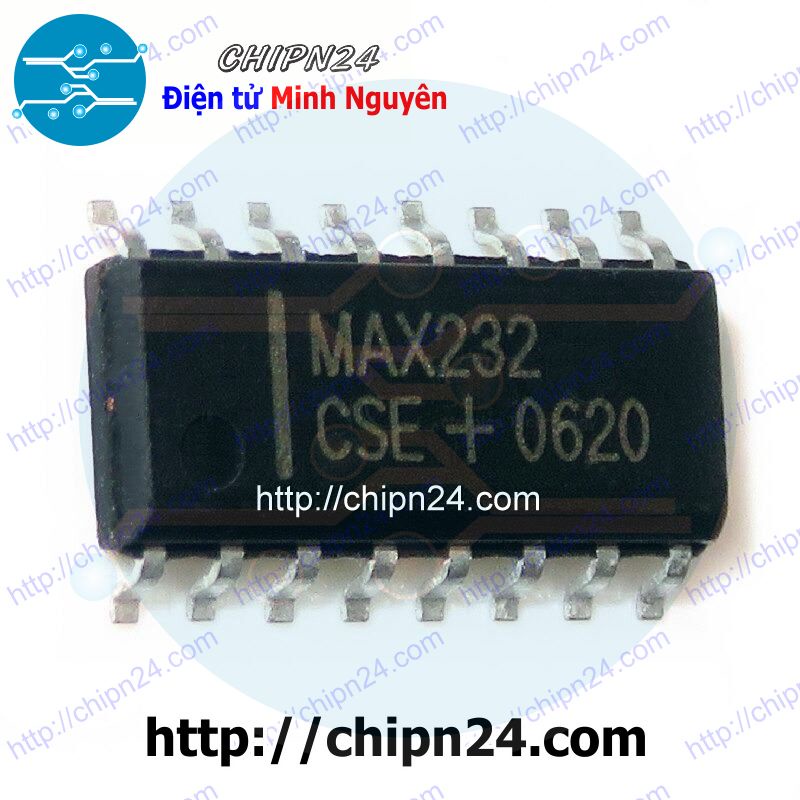 [3 CON] IC MAX232 SOP-16 (SMD Dán) (MAX232CSE 232)