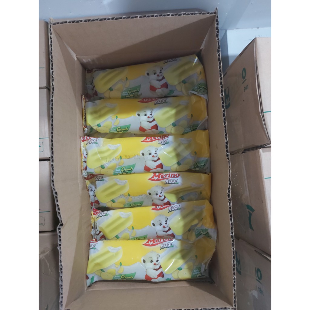 SET 10 QUE - Kem chanh muối Merino Kool cây 52g