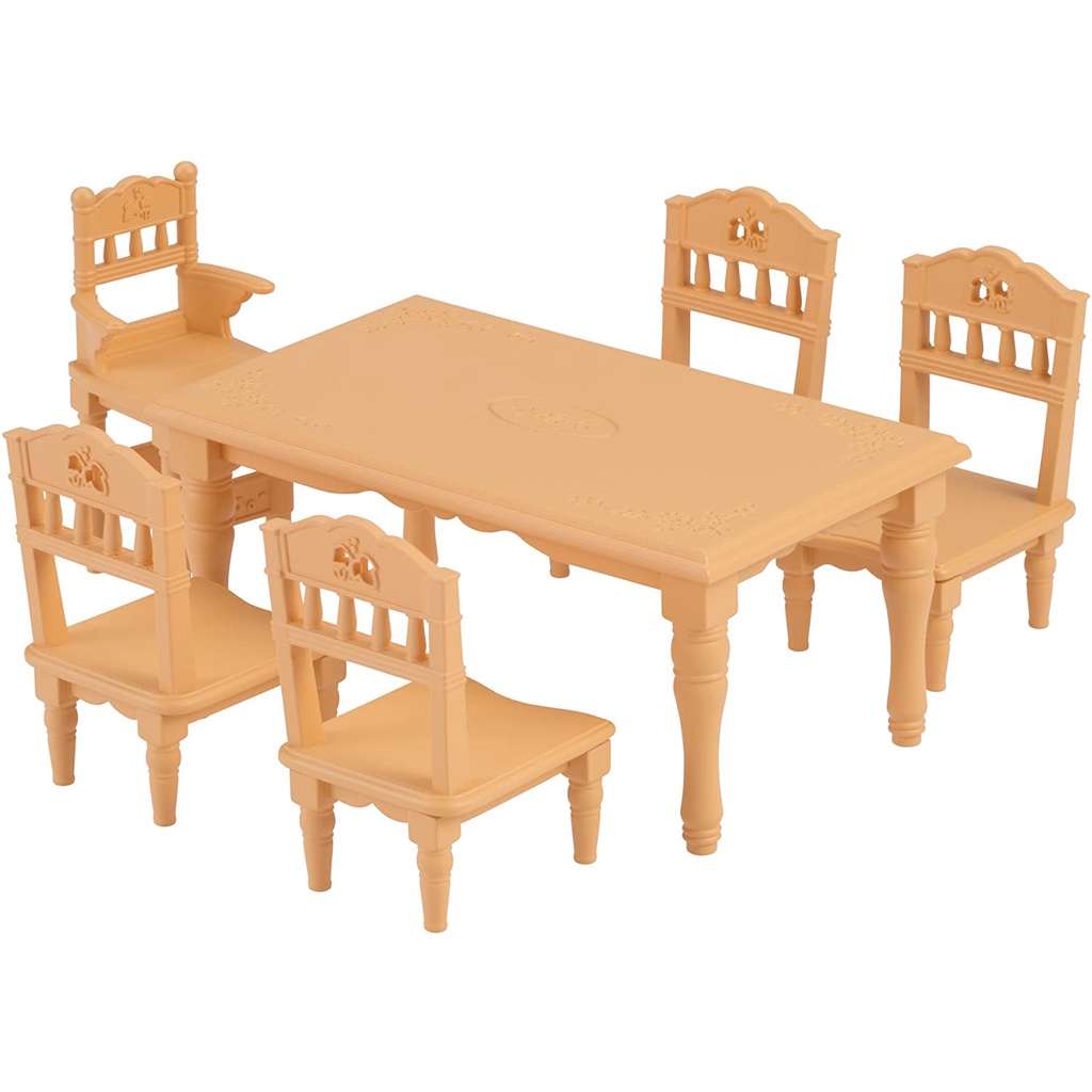 Đồ Chơi Sylvanian Families Bộ Bàn Ghế Ăn Dining Table n Chairs