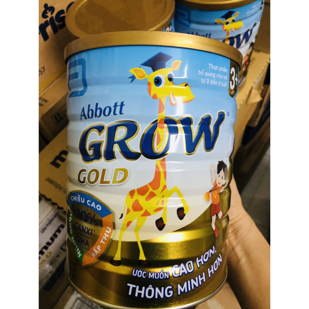 [CHÍNH HÃNG] Sữa bột Abbott Grow Gold 3+hương vani 1.7kg mẫu mới  ( Dành cho trẻ từ 3-6 tuổi) date 2023