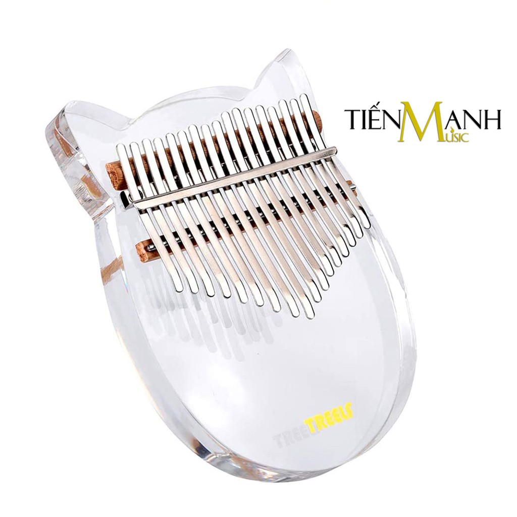 Đàn Kalimba Treelf TF-17CB, TF-17CRB, TF-17C - 17 Phím Acrylic Trong Suốt TF17CB Gấu, TF17CRB Màu Cầu Vồng, TF17C Mèo