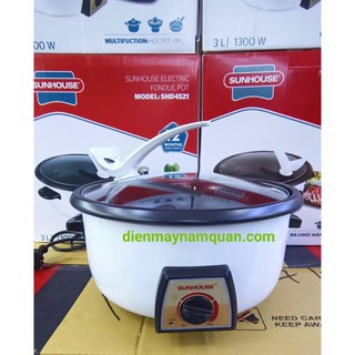 Nồi lẩu điện Sunhouse 3 lít SHD4521