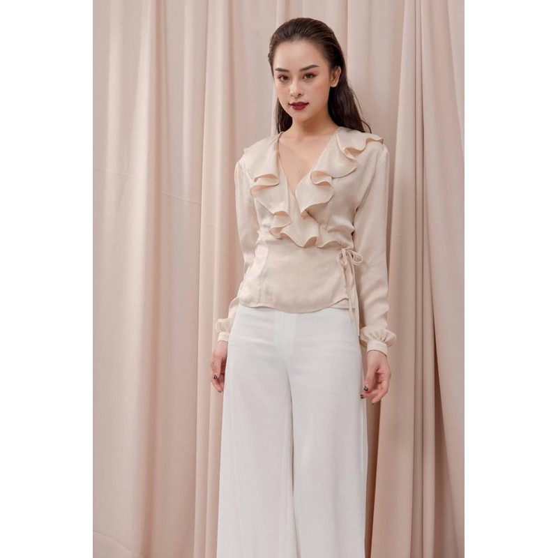 Áo cổ bèo tiểu thư thương hiệu TAF DESIGN