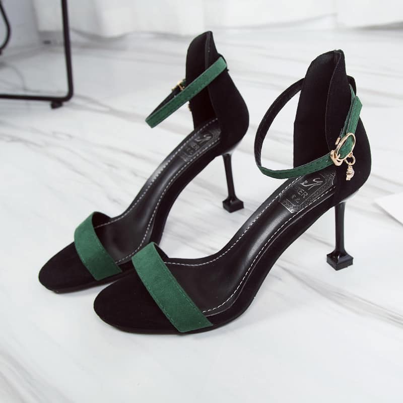 Dép cao gót nữ giầy nữ gót nhọn đế vuông kiểu mới HÓT TICKTOC ,đi êm chân tôn dáng phong cách hàn quốc thời trang 1989